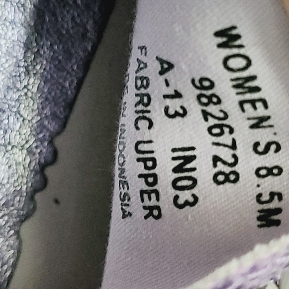 Sperry top-sider purple sparkle boat shoes sz 8.5. Excellent condition! - Picture 5 of 6